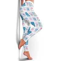 Hawaii Coastal Summer Postcard Leggings LT01 - Polynesian Pride
