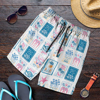 Hawaii Coastal Summer Postcard Shorts for Men LT01 Multicolor - Polynesian Pride