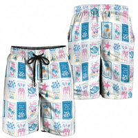 Hawaii Coastal Summer Postcard Shorts for Men LT01 - Polynesian Pride