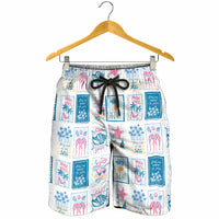 Hawaii Coastal Summer Postcard Shorts for Men LT01 - Polynesian Pride