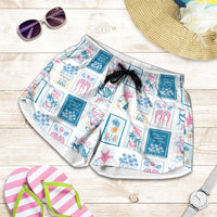 Hawaii Coastal Summer Postcard Shorts for Women LT01 Multicolor - Polynesian Pride
