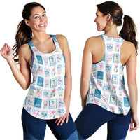 Hawaii Coastal Summer Postcard Women Racerback Tank LT01 - Polynesian Pride