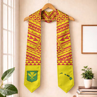 Hawaii Graduation Stole Kanaka Maoli Polynesian Pattern