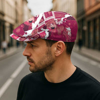 Hawaii Japanese Culture Pink Jeff Hat Spring Cranes Aloha Pattern