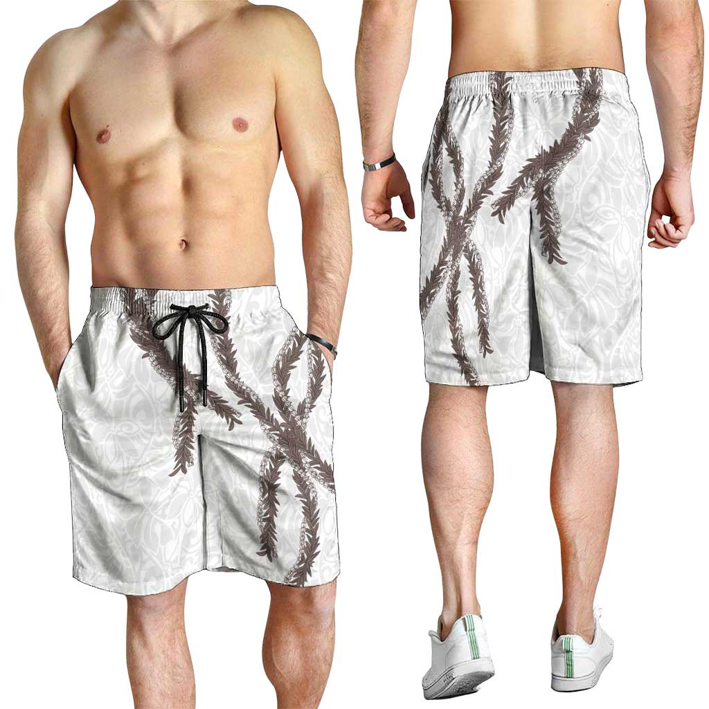 Hawaii Maile Lei Shorts for Men Aloha The Grey Color