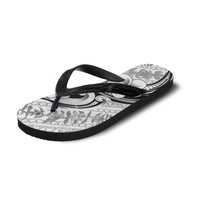 Hawaii Plumeria Lokelani Pikake Lei Flip Flops Ele'ele Polynesian Tattoo LT9 - Polynesian Pride