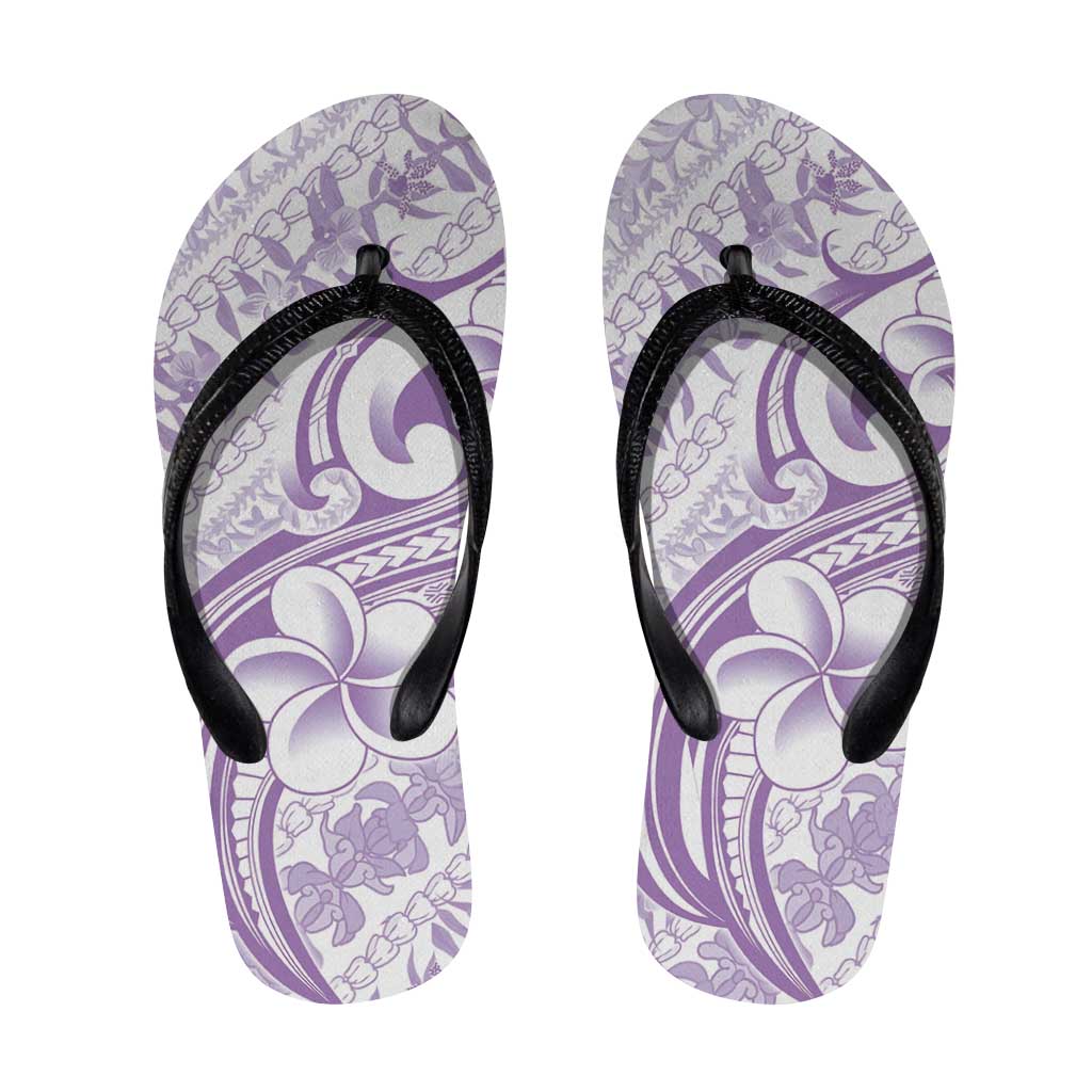 Hawaii Plumeria Lokelani Pikake Lei Flip Flops Poni Polynesian Tattoo