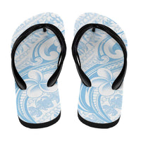 Hawaii Plumeria Lokelani Pikake Lei Flip Flops Uliuli Polynesian Tattoo LT9 - Polynesian Pride