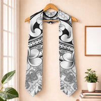 Hawaii Plumeria Lokelani Pikake Lei Graduation Stole Ele'ele Polynesian Tattoo