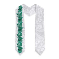 Hawaii Tropical Leaves Graduation Stole Polynesian Pattern