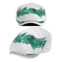 Hawaii Tropical Leaves Jeff Hat Polynesian Pattern
