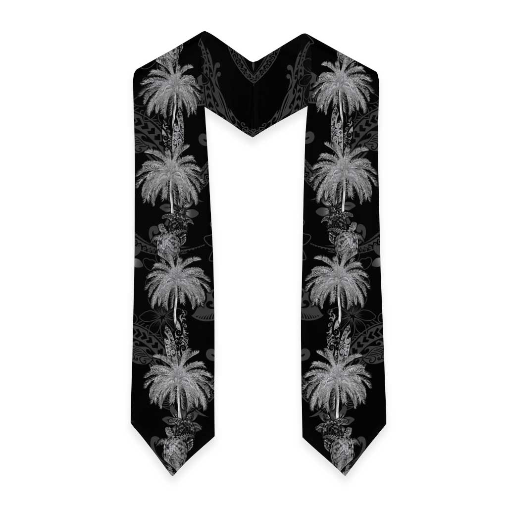 Hawaiian Honu And Surfboards Graduation Stole Silver Style