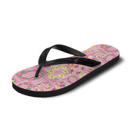 Hawaiian Leis Flip Flops Kakau Tattoos and Palaka Pastel Pink Color