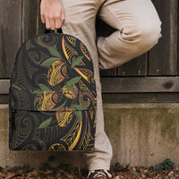Hawaiian Mango Tribal Tattoo Backpack Gold Pacific Traditional Pattern LT9 - Polynesian Pride