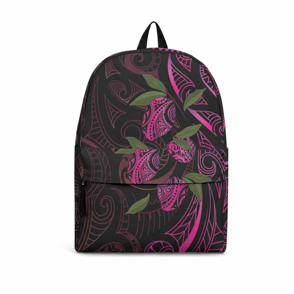 Hawaiian Mango Tribal Tattoo Backpack Pink Pacific Traditional Pattern LT9 Pink - Polynesian Pride