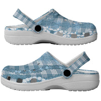 Hawaiian Ohia Lehua Lei Clogs Shoes Plaid Palaka Uliuli Omaomao Pattern LT9 - Polynesian Pride