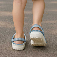 Hawaiian Ohia Lehua Lei Clogs Shoes Plaid Palaka Uliuli Omaomao Pattern LT9 - Polynesian Pride