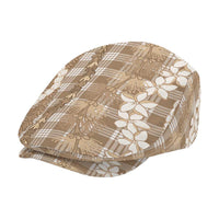 Hawaiian Ohia Lehua Lei Jeff Hat Plaid Palaka Kalaihaahaa Pattern LT9 - Polynesian Pride