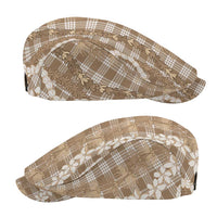 Hawaiian Ohia Lehua Lei Jeff Hat Plaid Palaka Kalaihaahaa Pattern LT9 - Polynesian Pride