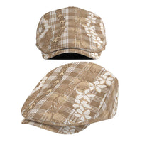 Hawaiian Ohia Lehua Lei Jeff Hat Plaid Palaka Kalaihaahaa Pattern LT9 - Polynesian Pride