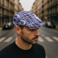 Hawaiian Ohia Lehua Lei Jeff Hat Plaid Palaka Uliuli hohonu Pattern LT9 - Polynesian Pride