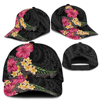 Hawaiian Plumeria and Hibiscus Classic Cap Colorful Style LT03