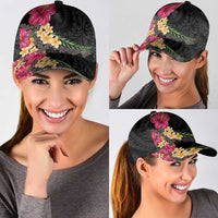Hawaiian Plumeria and Hibiscus Classic Cap Colorful Style LT03