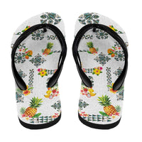 Hawaiian Quilts Flip Flops Tropical Fruits and Plants LT03 - Polynesian Pride