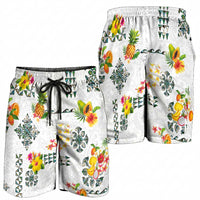 Hawaiian Quilts Shorts for Men Tropical Fruits and Plants LT03 - Polynesian Pride