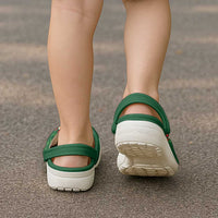 Hawaiian Taro Leaves-Hibiscus and Plumeria Clogs Shoes Polynesian Art-Kakau Tattoo Green LT03 - Polynesian Pride