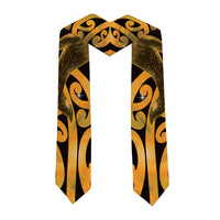 Humpback Whale Matariki New Zealand Graduation Stole NZ Maori Paikea Poutama Luxury Gold LT14 - Polynesian Pride