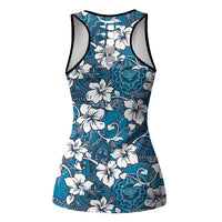 Karakarawa Bula Fiji Hollow Tank Top Fijian Tapa Seamless Hibiscus LT14 - Polynesian Pride