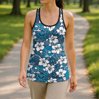 Karakarawa Bula Fiji Hollow Tank Top Fijian Tapa Seamless Hibiscus LT14 - Polynesian Pride