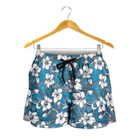 Karakarawa Bula Fiji Shorts for Women Fijian Tapa Seamless Hibiscus LT14 - Polynesian Pride