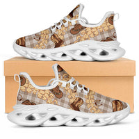 Khaki Palaka Hawaii Cowboy Clunky Sneakers Puakenikeni Lei Paniolo Papale Seamless Vibes LT14 Khaki - Polynesian Pride