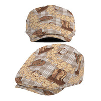 Khaki Palaka Hawaii Cowboy Jeff Hat Puakenikeni Lei Paniolo Papale Seamless Vibes - Polynesian Pride