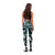 Kia Ora New Zealand Leggings Aotearoa Proud Maori Paua Shell Silver Fern - Polynesian Pride