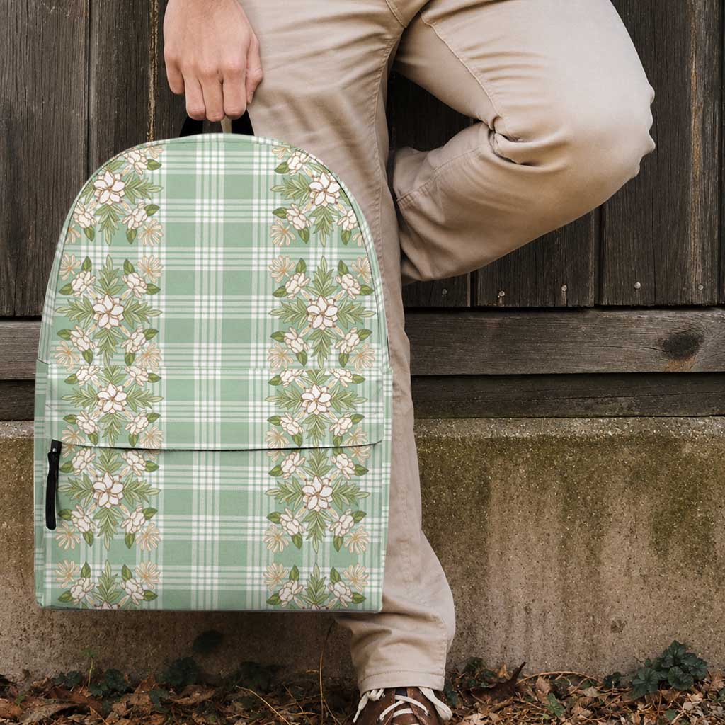Liko Kukui Hawai'i Palaka Squares Maile Leaf Backpack Flowers Hawaiian Quilt Patterns LT9 - Polynesian Pride