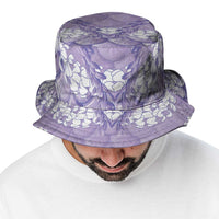 Lilac Mermaid Puakenikeni Maile Lei Bucket Hat