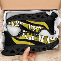Lime Green Maori Koru New Zealand Clunky Sneakers