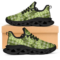Lime Palaka Hawaii Cowboy Clunky Sneakers Puakenikeni Lei Paniolo Papale Seamless Vibes LT14 Lime - Polynesian Pride