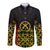 Vanuatu Indipendens Dei Long Sleeve Button Shirt Tribal Sand Drawing - Ver02 LT7