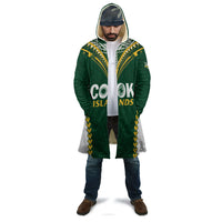 Custom Rugby League Cook Islands Cloak Tribal Pattern Green Version LT01 - Polynesian Pride