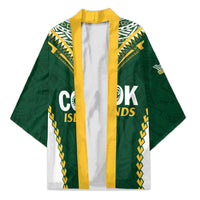 Custom Rugby League Cook Islands Kimono Tribal Pattern Green Version LT01 Unisex Green - Polynesian Pride