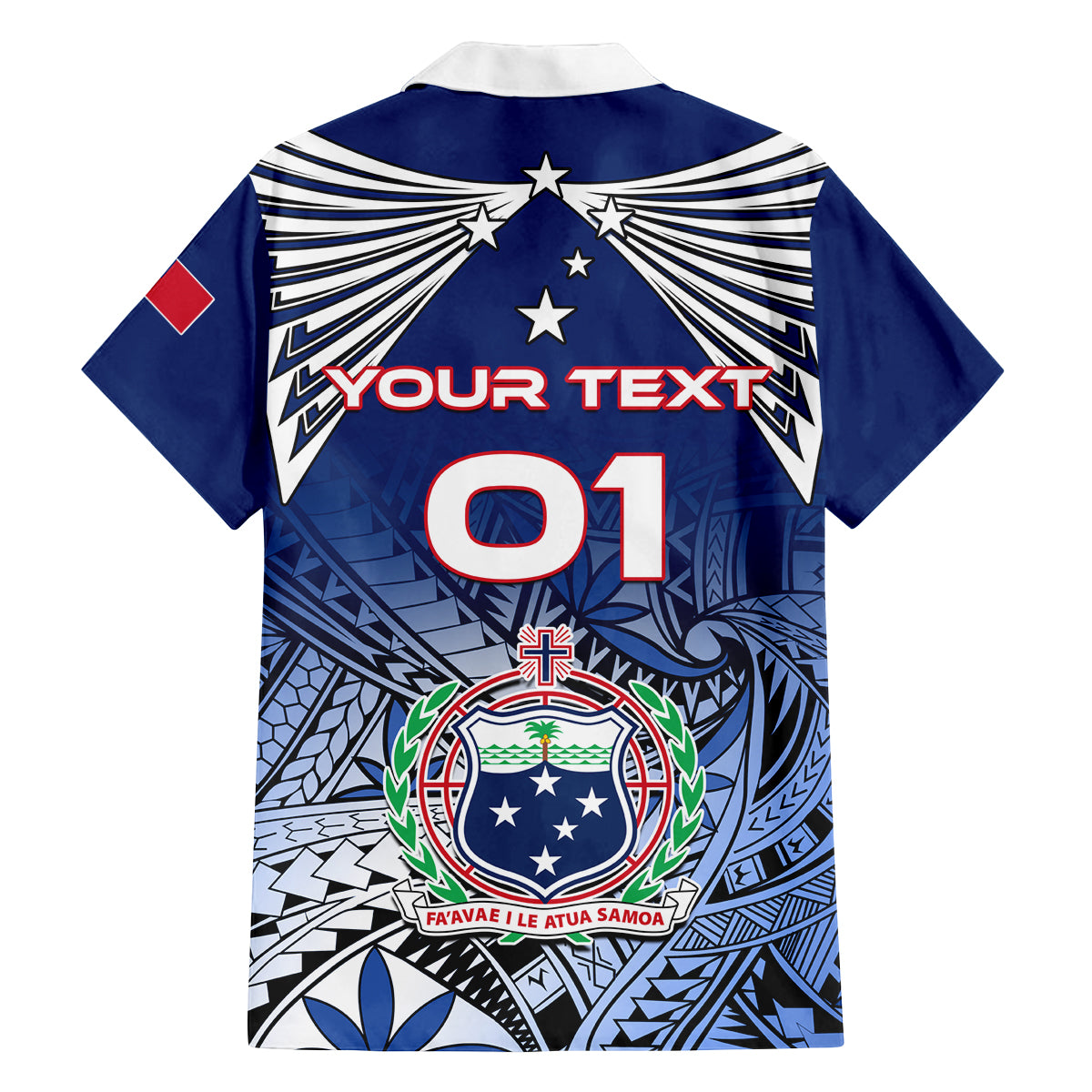 Custom Samoa Rugby Family Matching Off Shoulder Long Sleeve Dress and Hawaiian Shirt Toa Samoa Myriad Patterns LT01 - Polynesian Pride