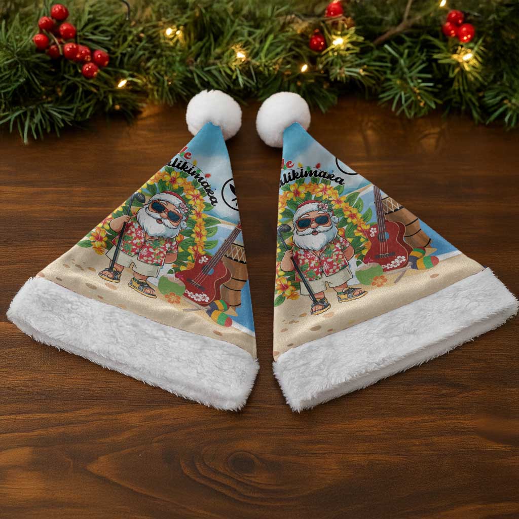 Hawaii Golf Christmas Santa Hat Mele Kalikimaka Funny Golfer Santa LT01 - Polynesian Pride