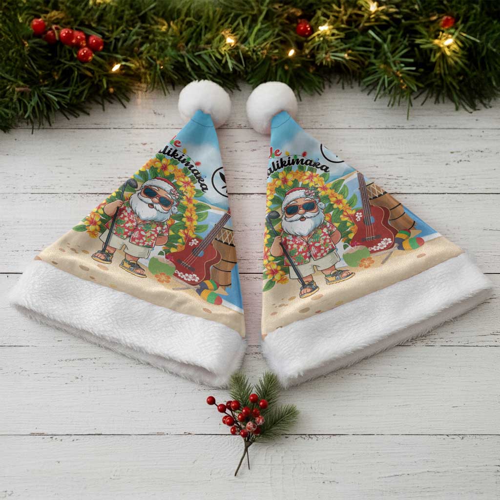 Hawaii Golf Christmas Santa Hat Mele Kalikimaka Funny Golfer Santa LT01 - Polynesian Pride