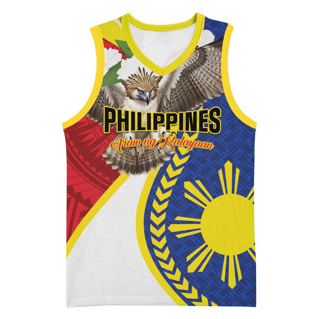 Personalized Philippines Basketball Jersey Filipino Araw ng Kalayaan LT01 Unisex Multicolor - Polynesian Pride