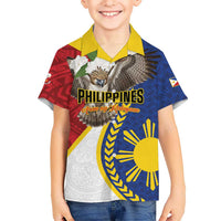 Personalized Philippines Family Matching Short Sleeve Bodycon Dress and Hawaiian Shirt Filipino Araw ng Kalayaan LT01 Son's Shirt Multicolor - Polynesian Pride