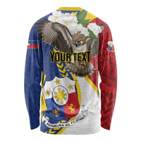 Personalized Philippines Long Sleeve Shirt Filipino Araw ng Kalayaan